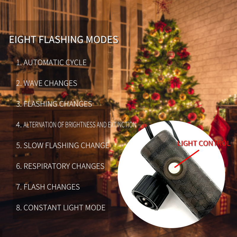 HCP152-153 墨绿线灯珠灯串